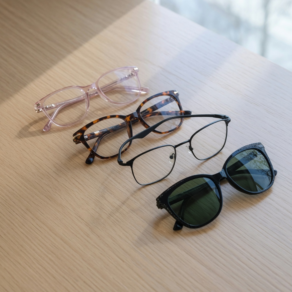 GCG frames on a table